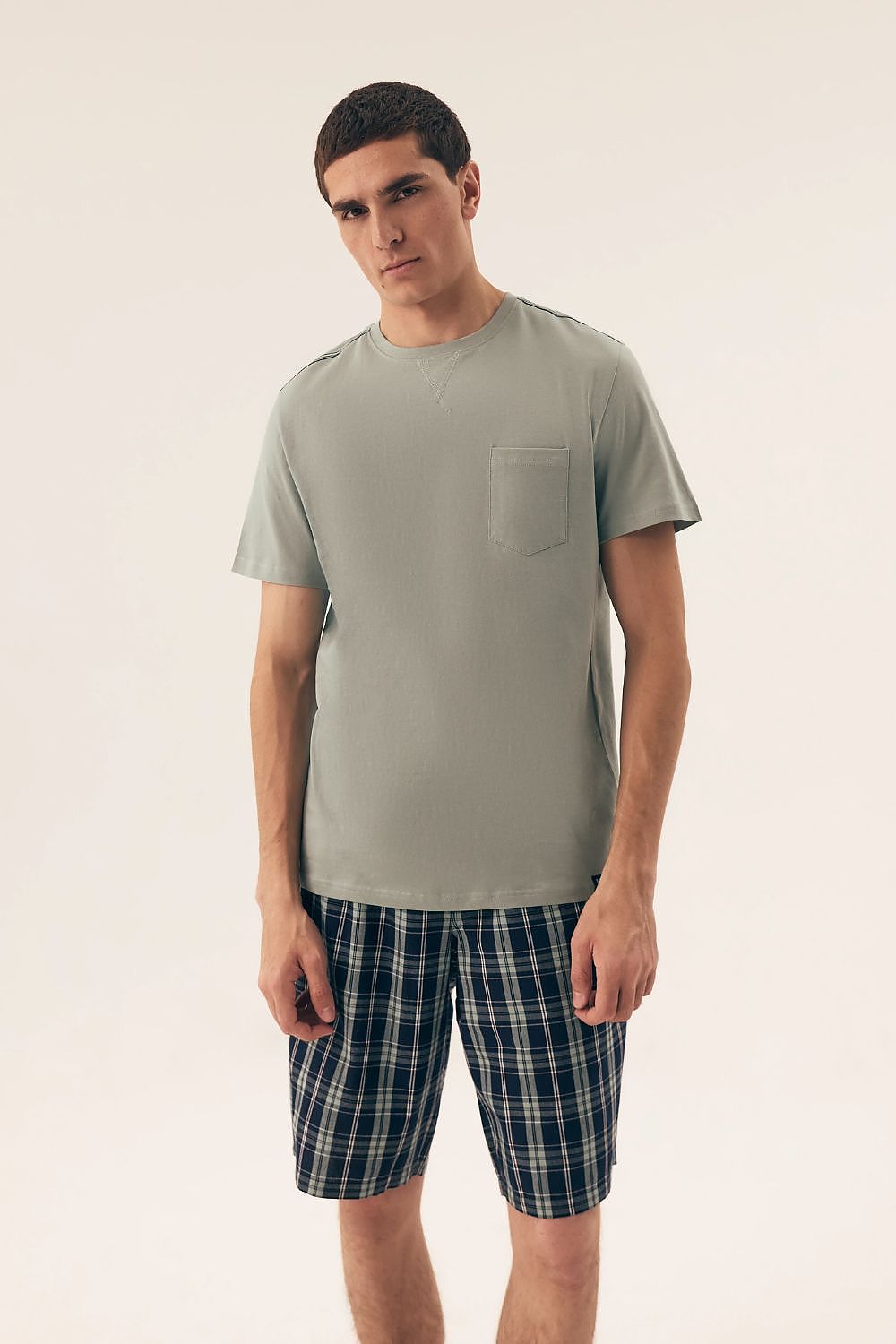   Piżama Męska Model Dexter 42617 Light Green - Henderson 