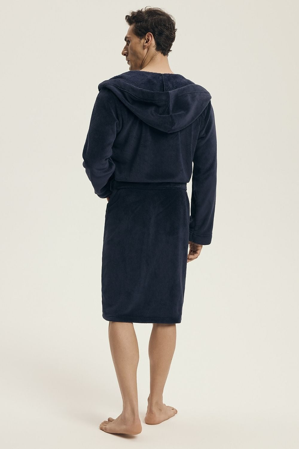   Szlafrok Damski Model Naps 43374-59X Navy - Henderson 