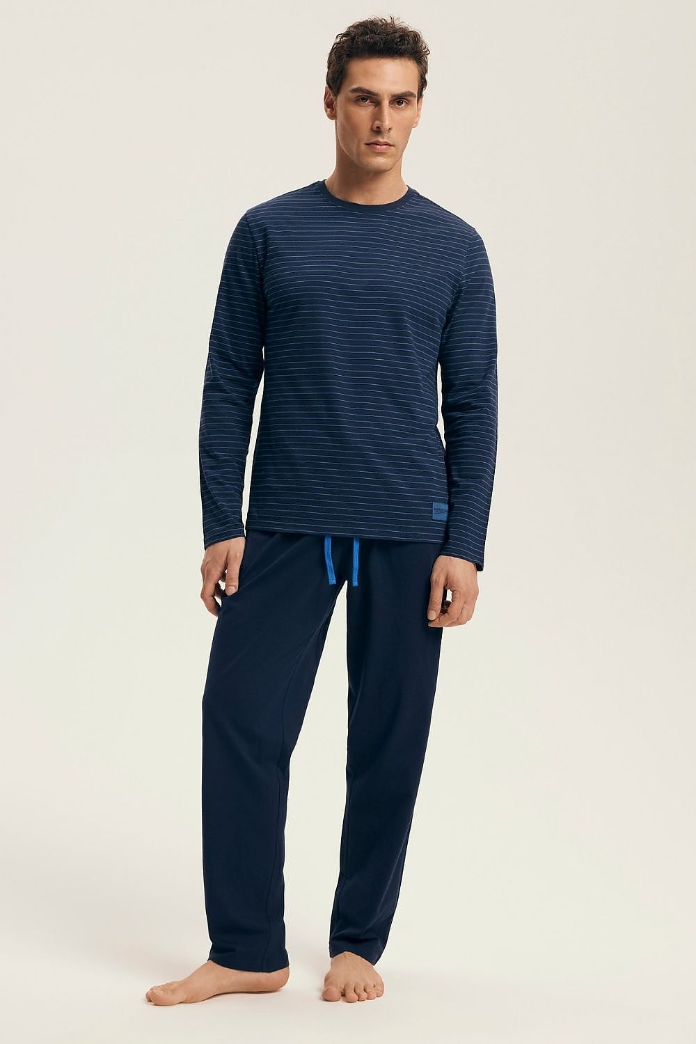   Piżama Męska Model New 43455-59X Navy - Henderson 
