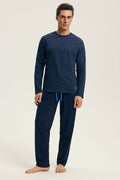   Piżama Męska Model New 43455-59X Navy - Henderson 