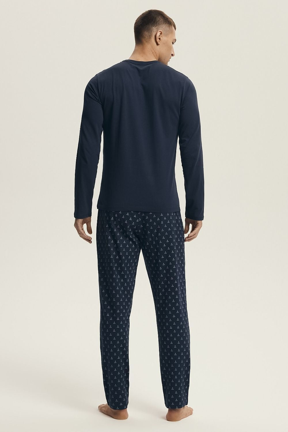   Piżama Męska Model Lush 43478 Navy - Henderson 