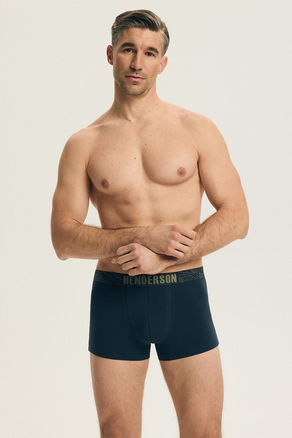   Komplet Bokserki Męskie Model Lap 43385 2pack Navy/Green - Henderson 