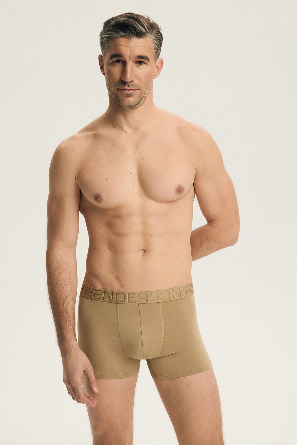   Komplet Bokserki Model Nice 43793 2pack Beige/Black - Henderson 