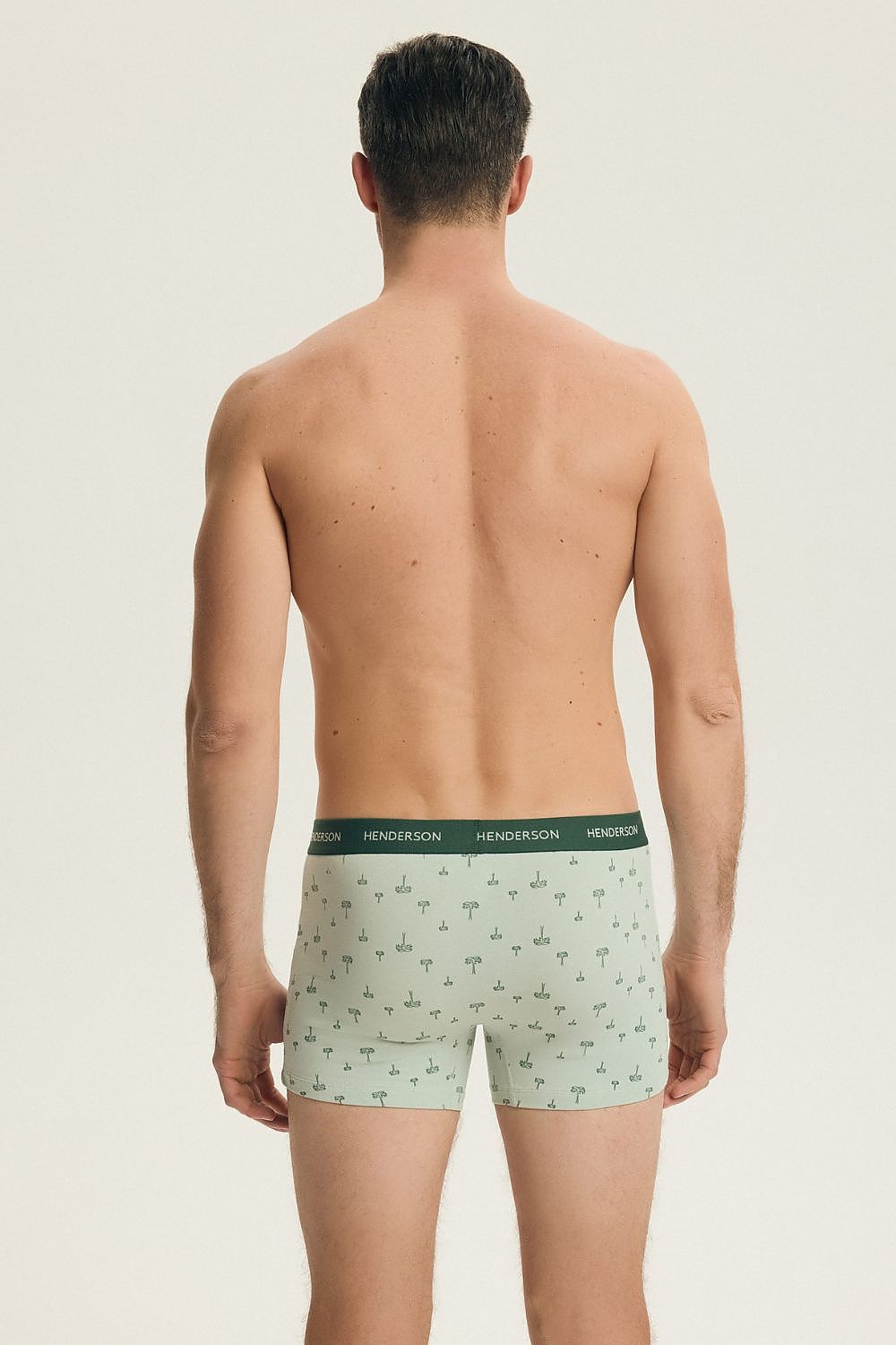   Komplet Bokserki Męskie Model Blank 44522 2pack Green - Henderson 