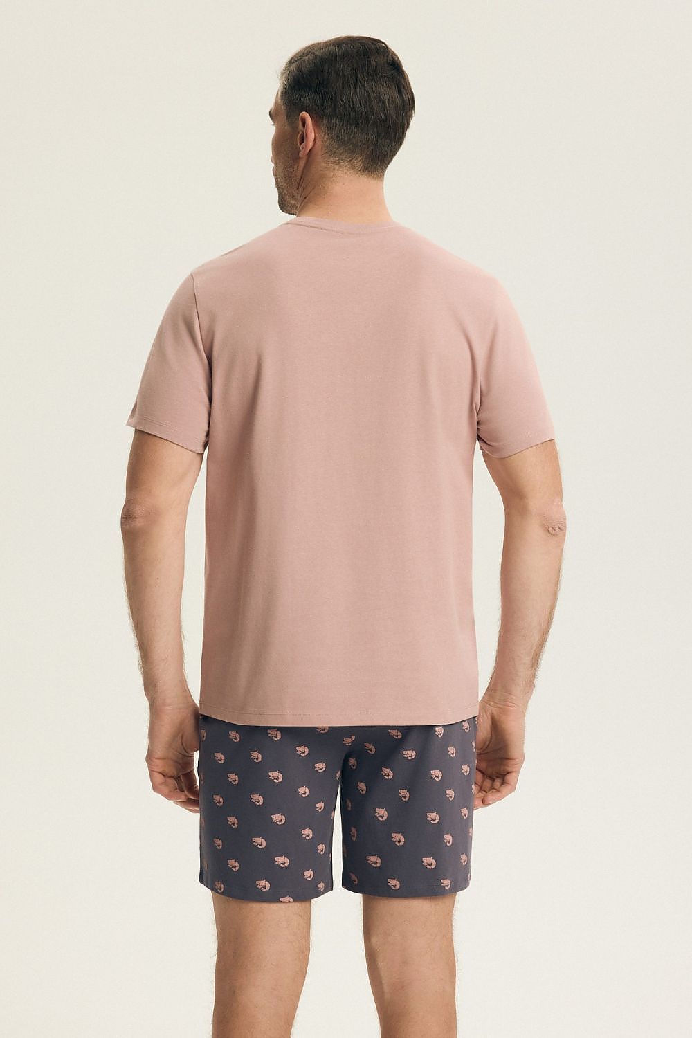   Piżama Męska Model Brad 44520 Pink - Henderson 