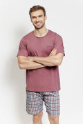   Piżama Męska Model Nico 3602 Dirty Pink - Taro 