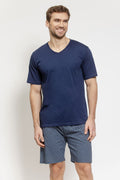   Piżama Męska Model Otto 3586 Navy - Taro 