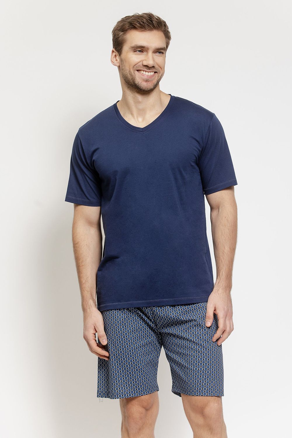   Piżama Męska Model Otto 3586 Navy - Taro 