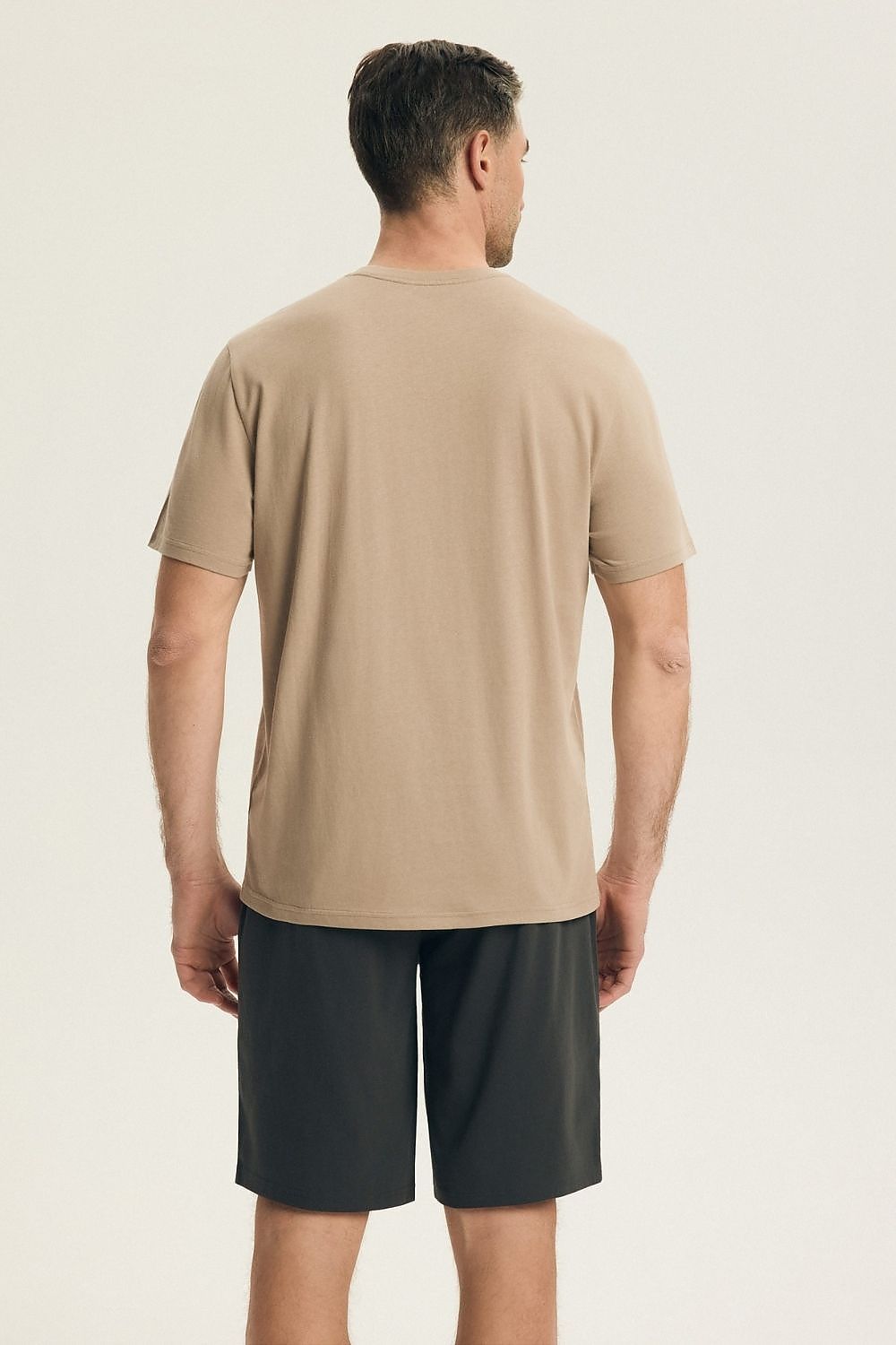   Piżama Męska Model Park 44604 Beige - Henderson 