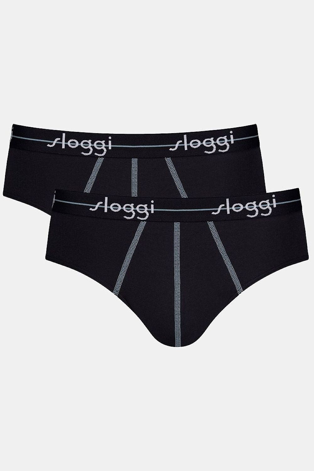   Komplet Slipy Model Start Midi 10206949-0004 2pack 238843 Black - Sloggi 