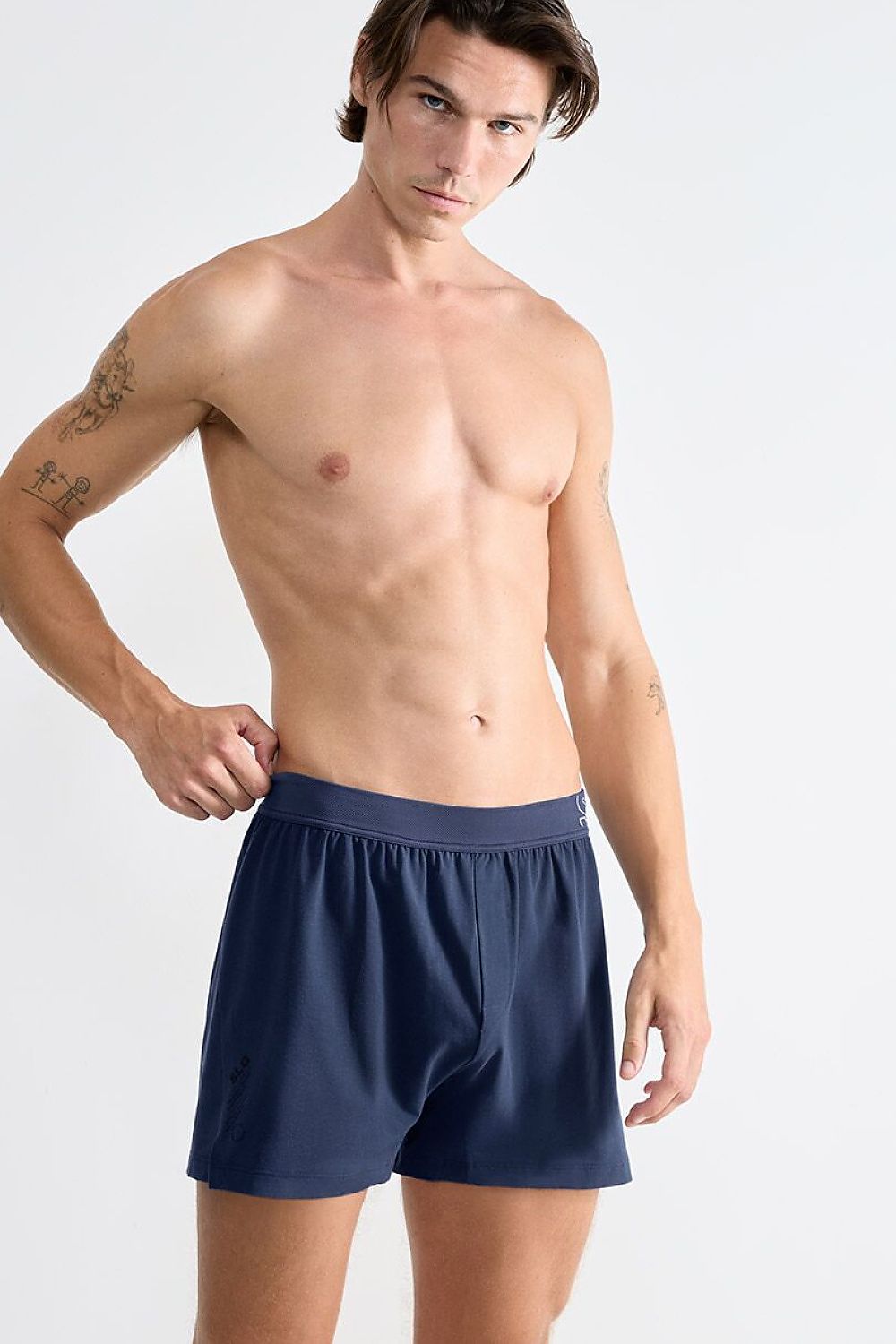   Bokserki Męskie Model Boxer Shorts 10215473-1771 221874 Dark Blue - Sloggi 