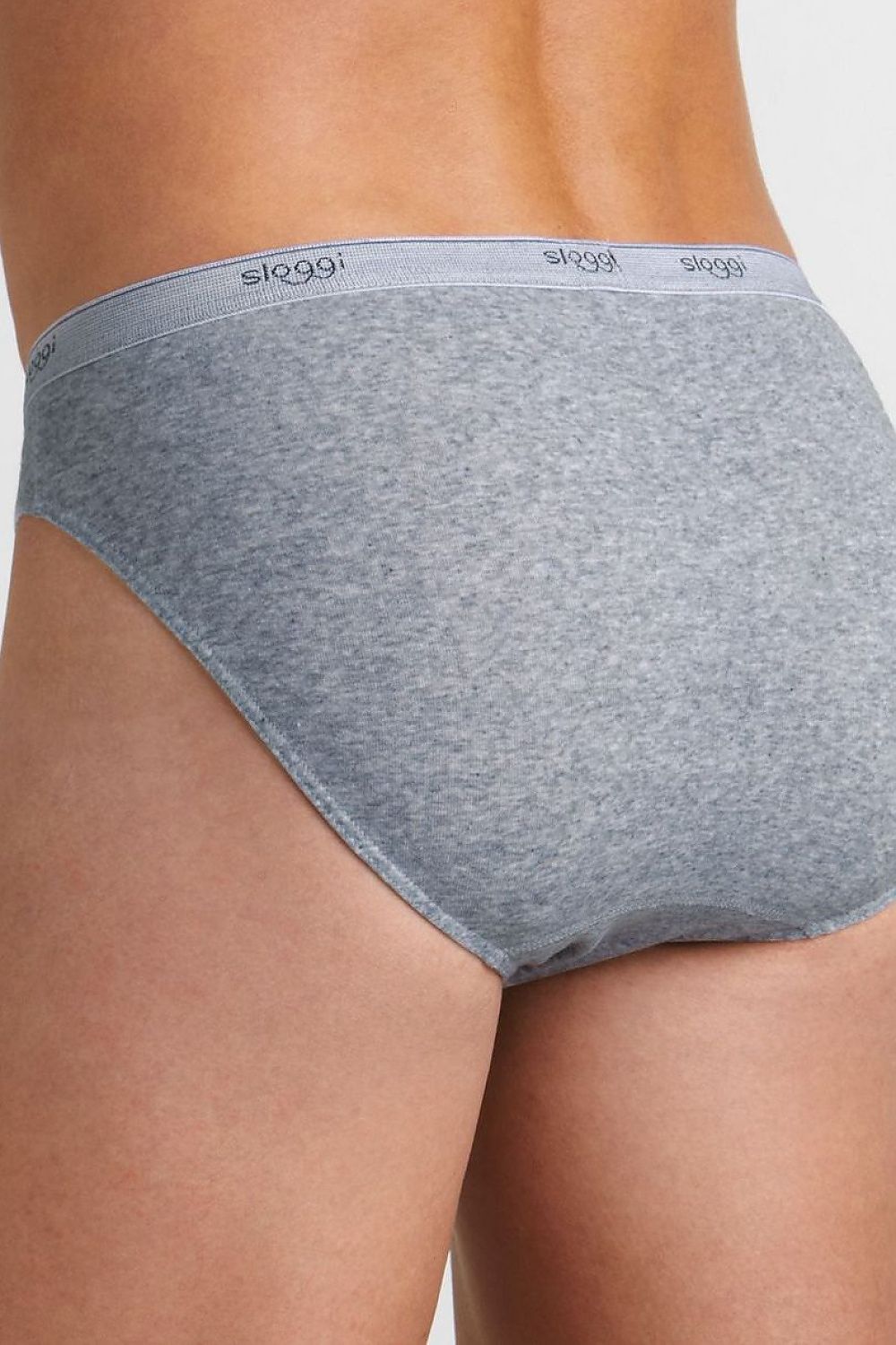   Slipy Męskie Model Men Basic Mini 10004711 202003 Grey - Sloggi 