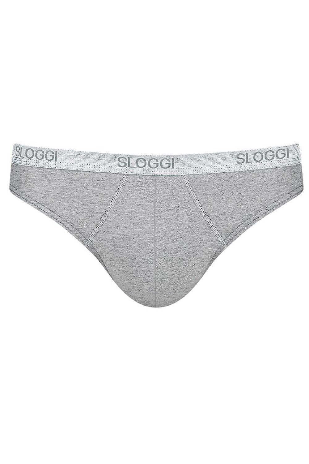   Slipy Męskie Model Men Basic Mini 10004711 202003 Grey - Sloggi 