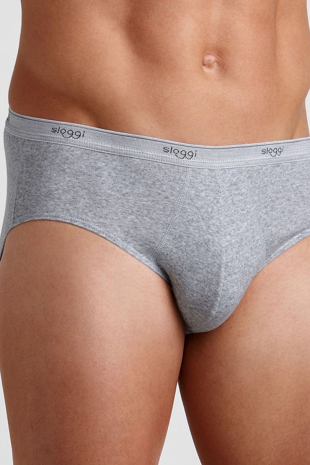   Slipy Model Men Basic Midi 10004712 52498 Grey - Sloggi 