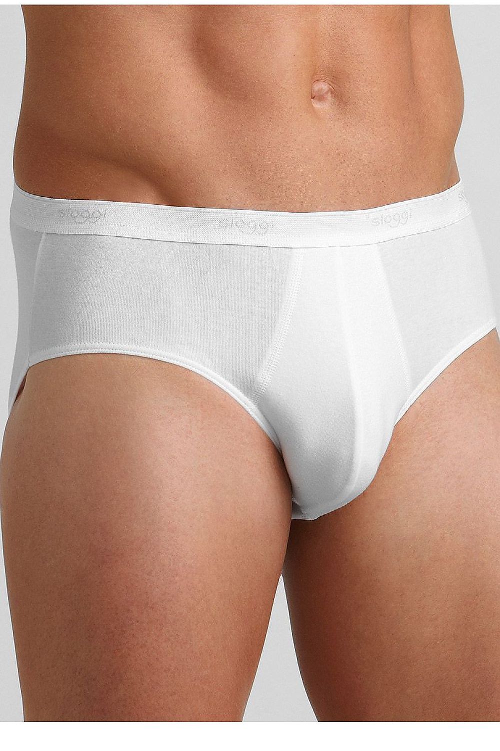   Slipy Model Men Basic Midi 10004712 52497 White - Sloggi 