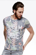   Tshirt Męski Model 17186 Multicolor - YourNewStyle 