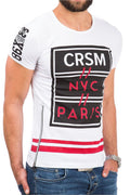   Tshirt Męski Model 17187 White - YourNewStyle 