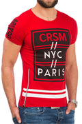   Tshirt Męski Model 17189 Red - YourNewStyle 