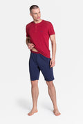   Piżama Męska Model Dune 38879-33X Red/Navy - Henderson 