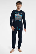   Piżama Męska Model Icicle 40953-59X Navy - Henderson 