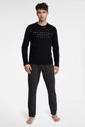   Piżama Męska Model Insure 40963-99X Black/Dark Grey - Henderson 