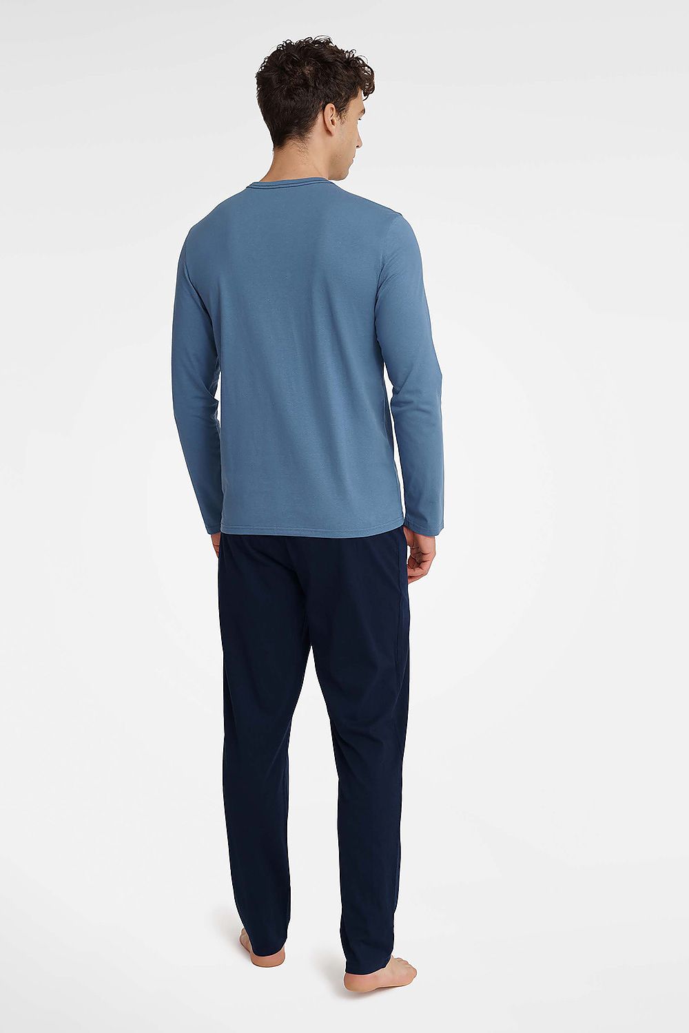   Piżama Męska Model Insure 40963-55X Blue/Navy - Henderson 